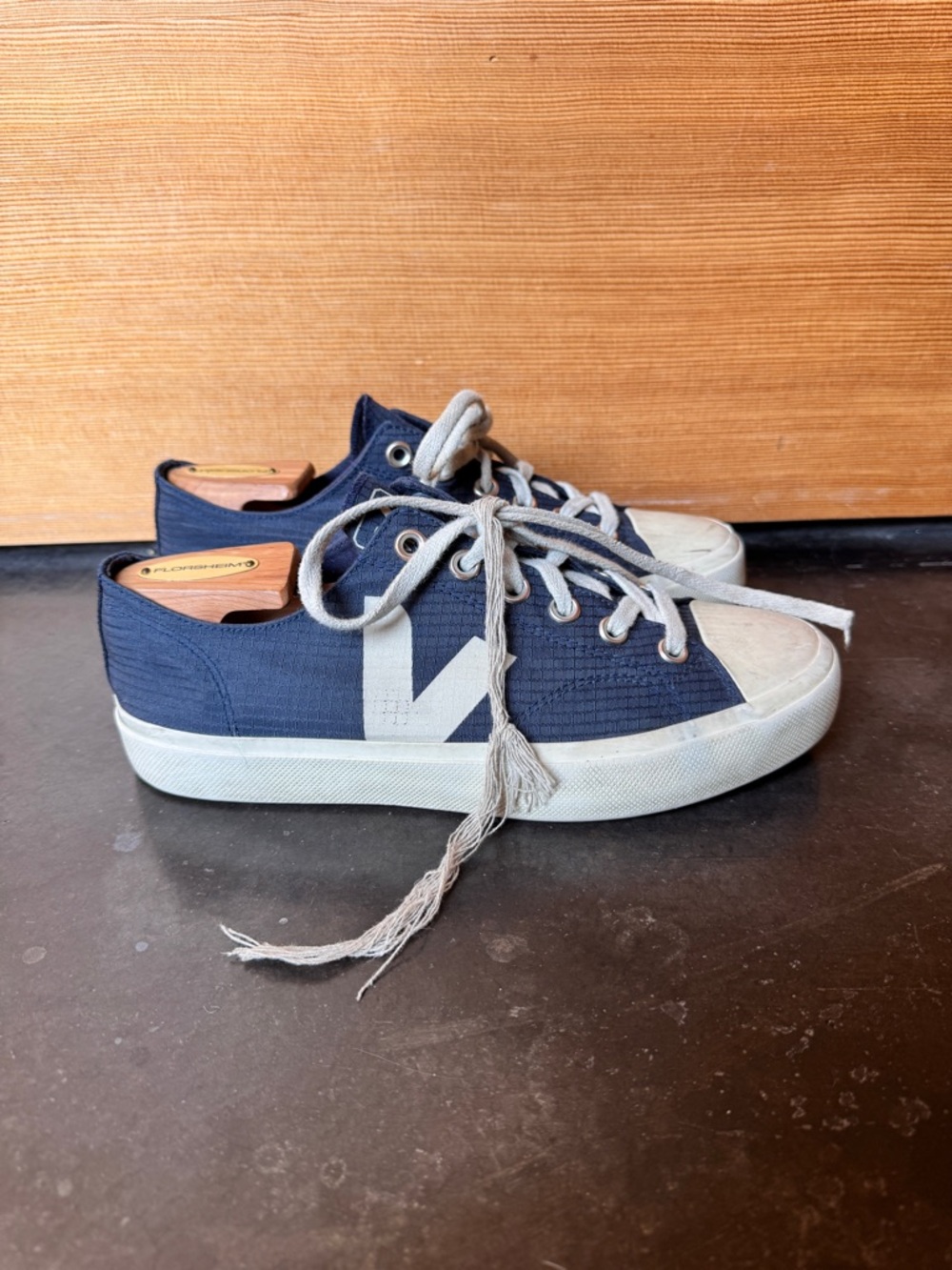 Veja Wata II Low Ripstop sneakers in the Nautico/Pierre colorway